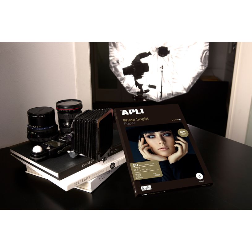 8410782122395-Apli Paper - Papier photo brillant - A4 - 200 g/m² - 50 feuilles-P_79412629_3-1