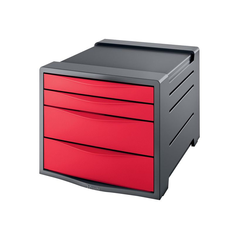 4049793026701-Esselte Vivida - Module de classement 4 tiroirs - rouge-P_79412663_1-0