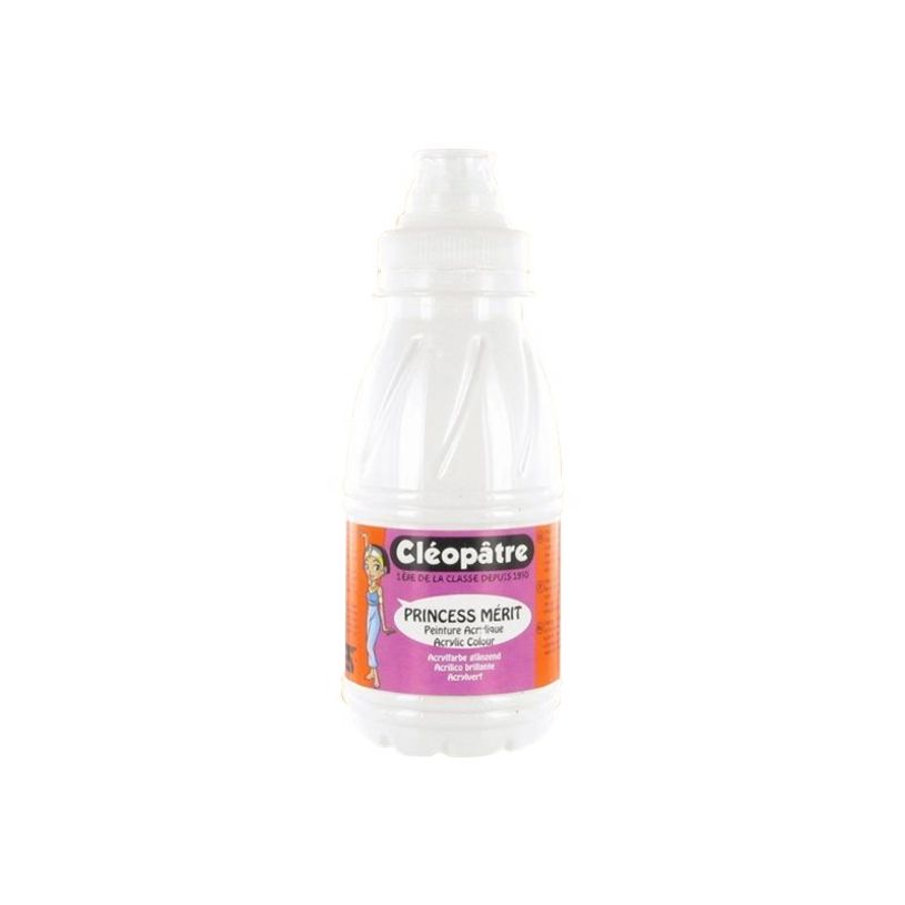 3134725001473-Cléopâtre Princess - Peinture - acrylique - blanc - 250 ml-P_79412734_1-0