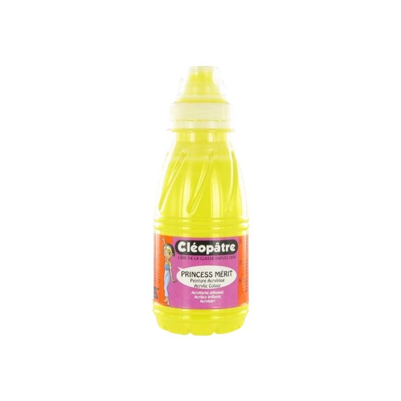3134725001480-Cléopâtre Princess - Peinture - acrylique - jaune primaire - 250 ml-P_79412735_1-0