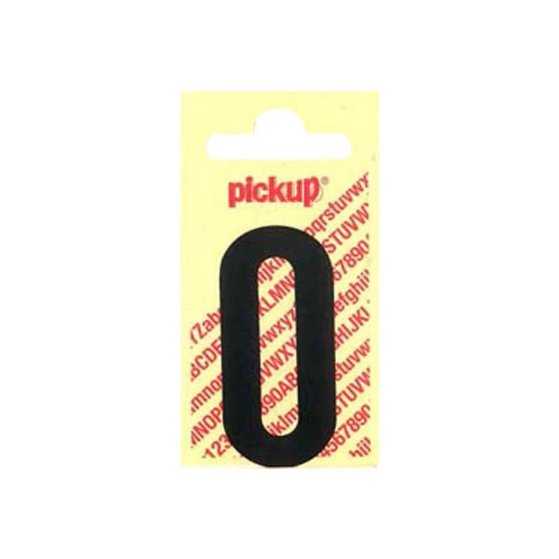 8711234221308-Pickup - Étiquette autocollante - 90 mm - Chiffre 0 - noir mat-P_79412975_1-0