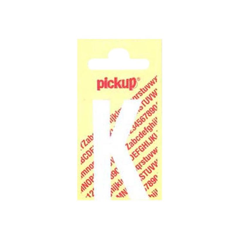 8711234222107-Pickup - Étiquette autocollante - 90 mm - Lettre K - blanc mat-P_79412985_1-0
