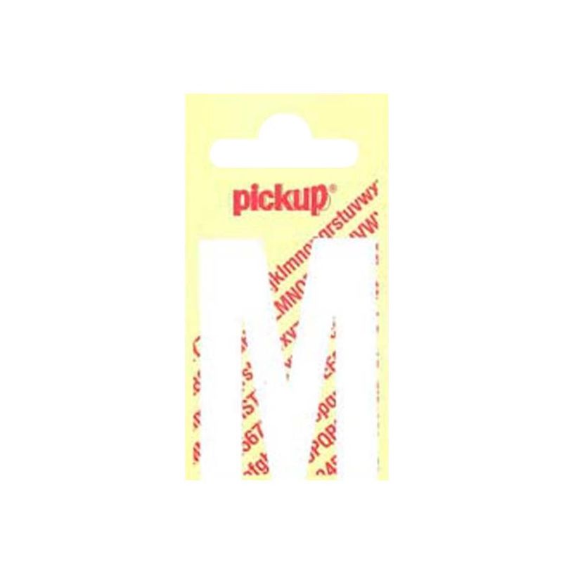8711234222121-Pickup - Étiquette autocollante - 90 mm - Lettre M - blanc mat-P_79412987_1-0
