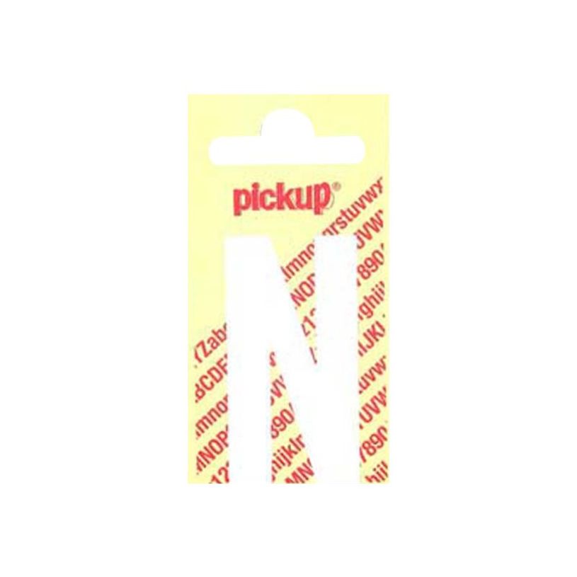 8711234222138-Pickup - Étiquette autocollante - 90 mm - Lettre N - blanc mat-P_79412988_1-0