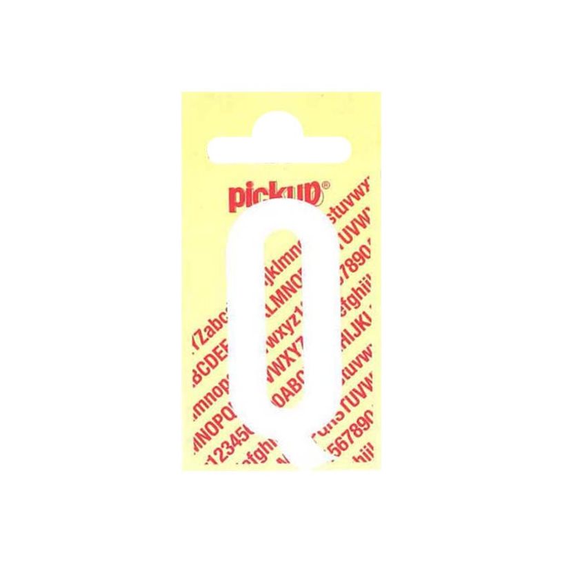 8711234222169-Pickup - Étiquette autocollante - 90 mm - Lettre Q - blanc mat-P_79412991_1-0