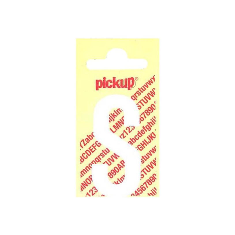 8711234222183-Pickup - Étiquette autocollante - 90 mm - Lettre S - blanc mat-P_79412993_1-0
