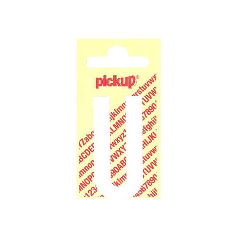 8711234222206-Pickup - Étiquette autocollante - 90 mm - Lettre U - blanc mat-P_79412995_1-0
