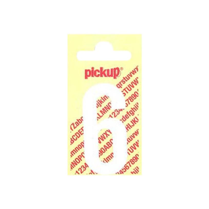 8711234222367-Pickup - Étiquette autocollante - 90 mm - Chiffre 6 - blanc mat-P_79413007_1-0