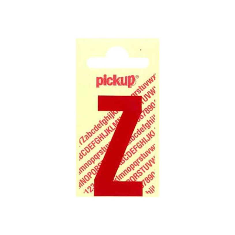 8711234223258-Pickup - Étiquette autocollante - 90 mm - Lettre Z - rouge brillant-P_79413035_1-0