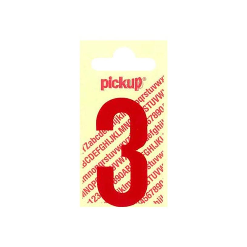 8711234223333-Pickup - Étiquette autocollante - 90 mm - Chiffre 3 - rouge brillant-P_79413039_1-0