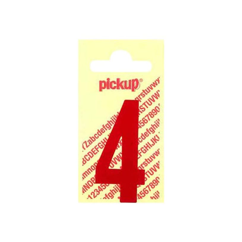 8711234223340-Pickup - Étiquette autocollante - 90 mm - Chiffre 4 - rouge brillant-P_79413040_1-0