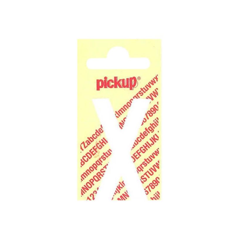 8711234242235-Pickup - Étiquette autocollante - 150 mm - Lettre X - blanc mat-P_79413070_1-0