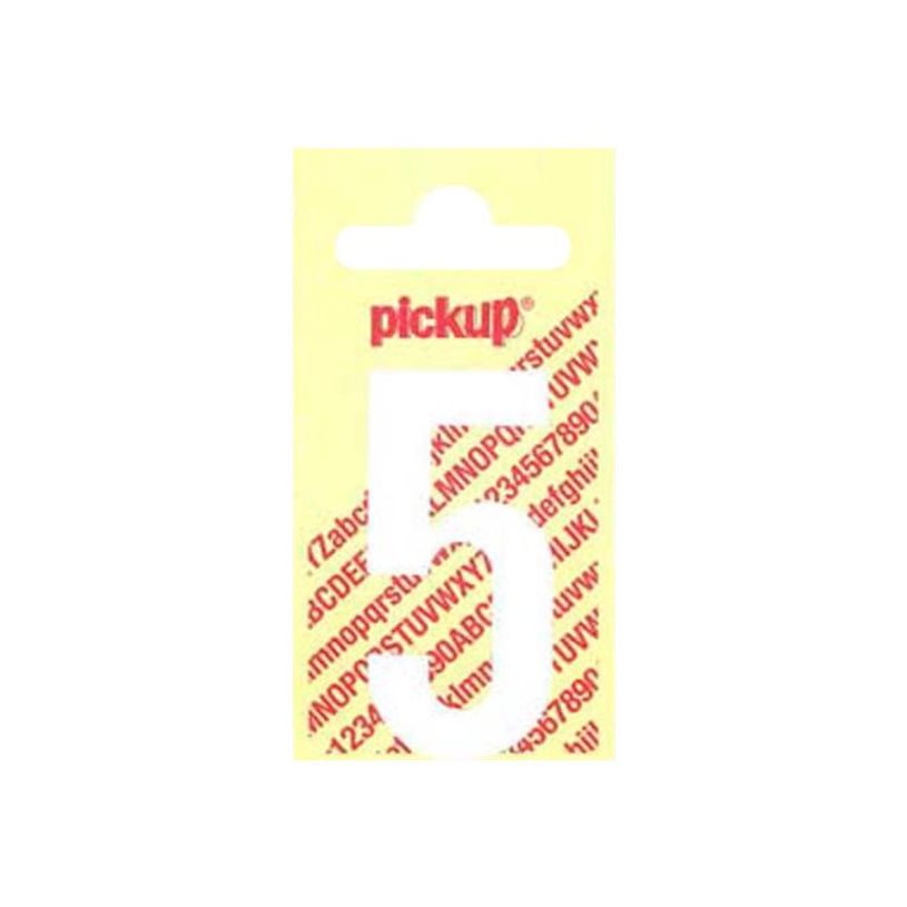 8711234242358-Pickup - Étiquette autocollante - 150 mm - Chiffre 5 - blanc mat-P_79413078_1-0