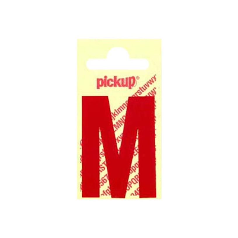 8711234243126-Pickup - Étiquette autocollante - 150 mm - Lettre M - rouge brillant-P_79413094_1-0