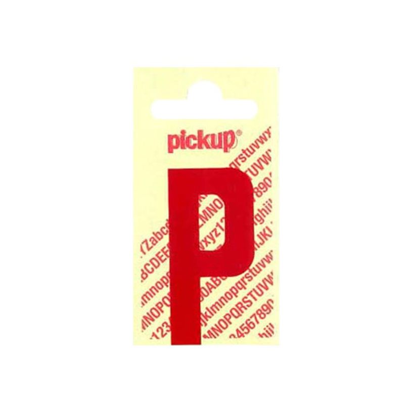 8711234243157-Pickup - Étiquette autocollante - 150 mm - Lettre P - rouge brillant-P_79413097_1-0