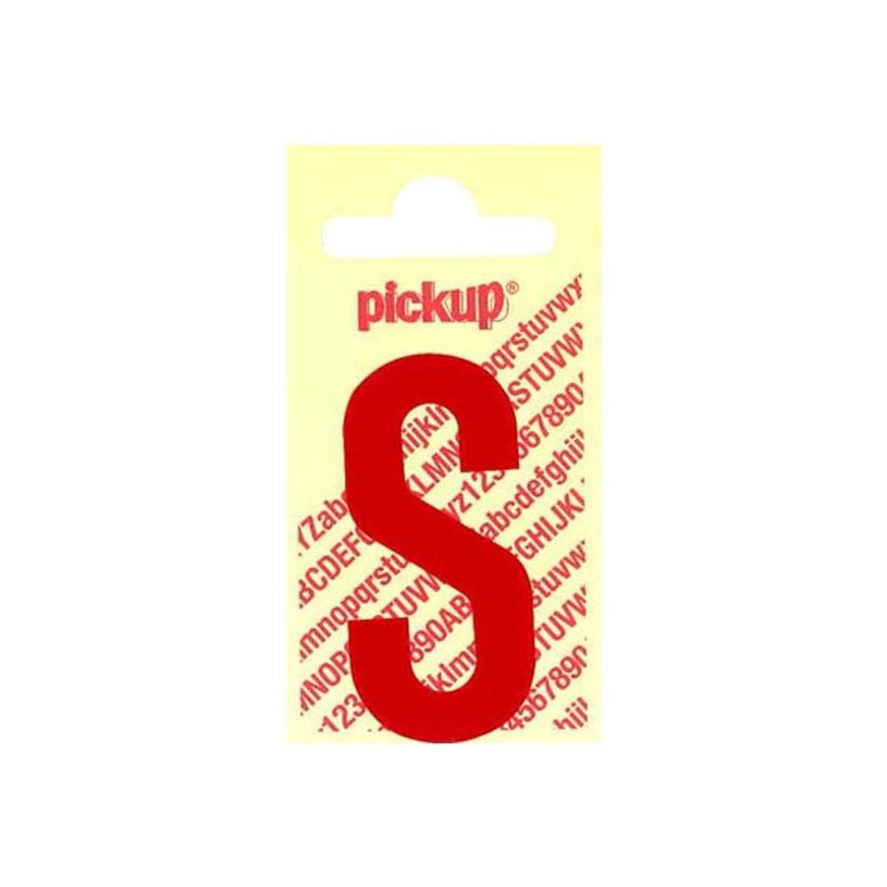 8711234243188-Pickup - Étiquette autocollante - 150 mm - Lettre S - rouge brillant-P_79413100_1-0