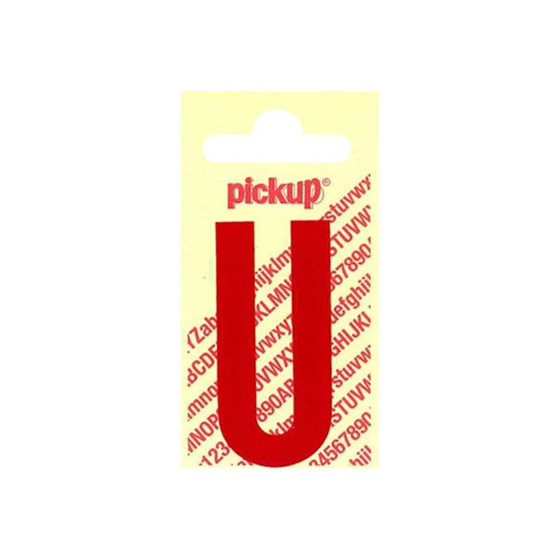 8711234243201-Pickup - Étiquette autocollante - 150 mm - Lettre U - rouge brillant-P_79413102_1-0