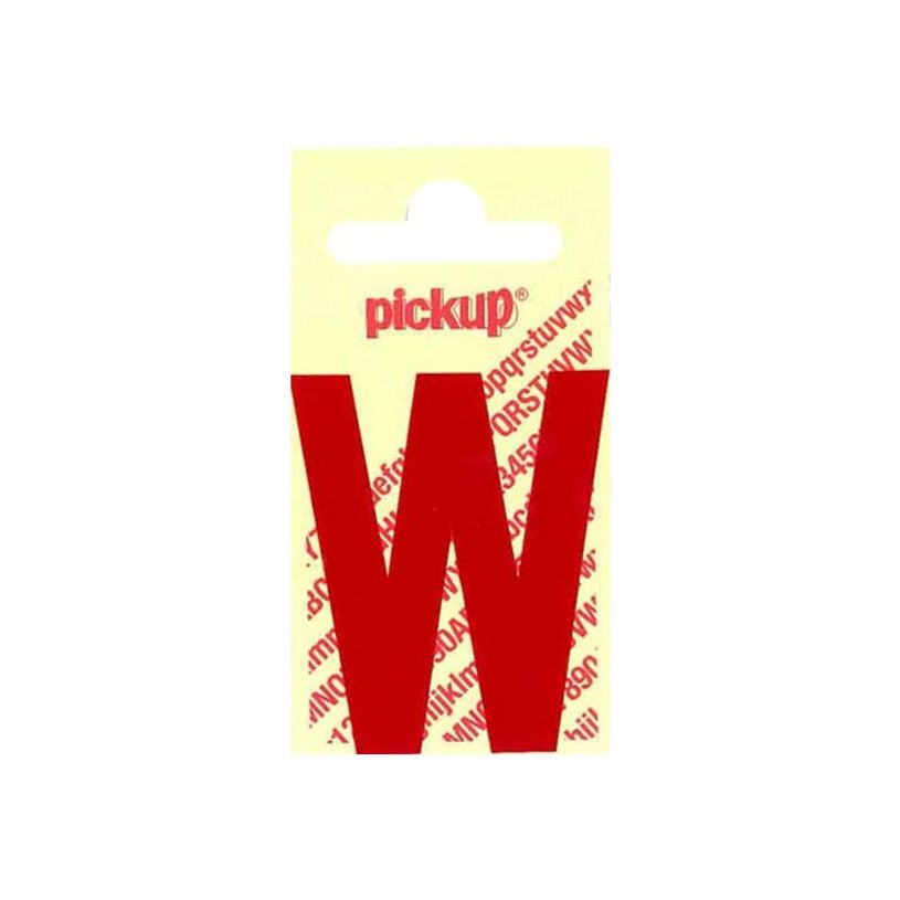 8711234243225-Pickup - Étiquette autocollante - 150 mm - Lettre W - rouge brillant-P_79413104_1-0