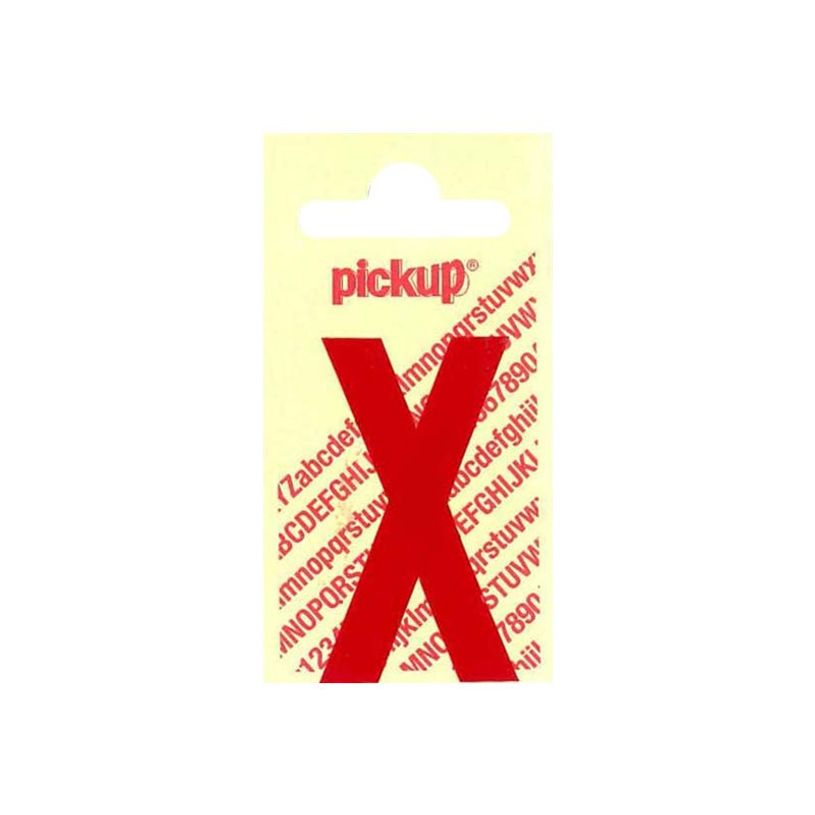 8711234243232-Pickup - Étiquette autocollante - 150 mm - Lettre X - rouge brillant-P_79413105_1-0