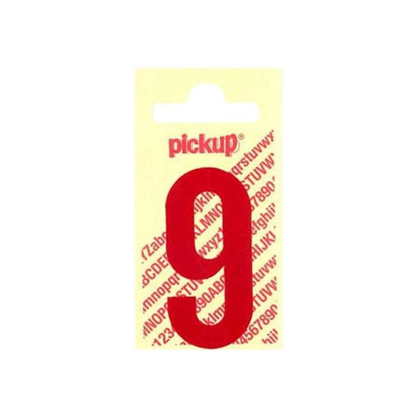 8711234243393-Pickup - Étiquette autocollante - 150 mm - Chiffre 9 - rouge brillant-P_79413117_1-0