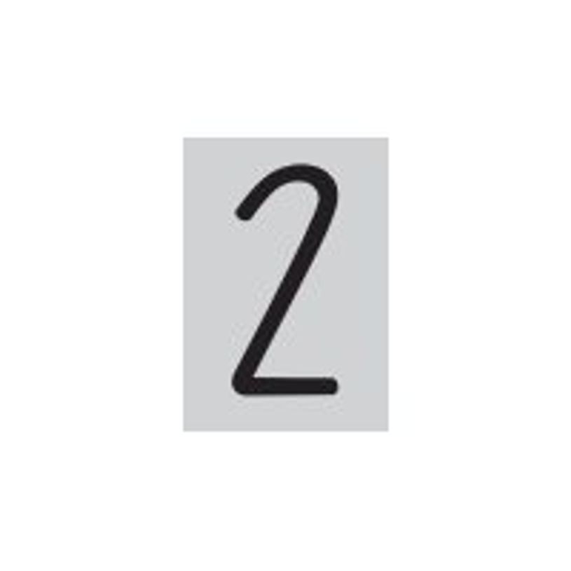 8711234002747-Pickup Déco Mila - Étiquette autocollante 60 mm - Chiffre 2 - noir-P_79413291_1-0