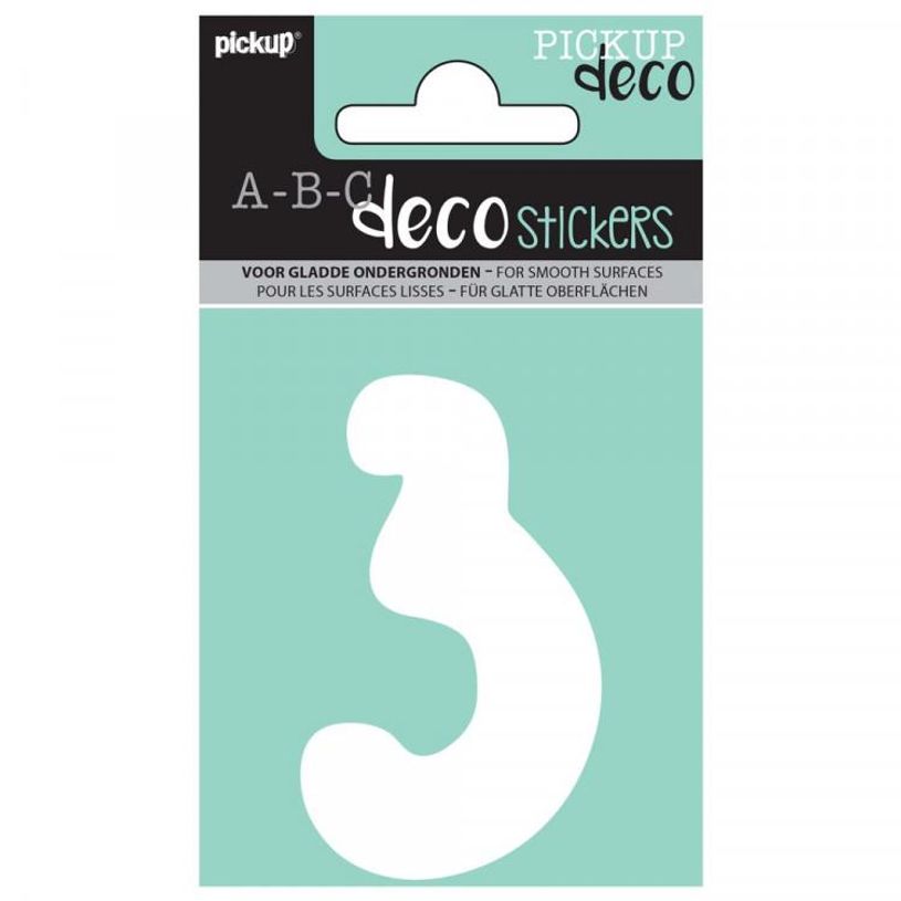 8711234003119-Pickup Déco Emma - Étiquette autocollante 70 mm - Chiffre 3 - blanc-P_79413328_1-0