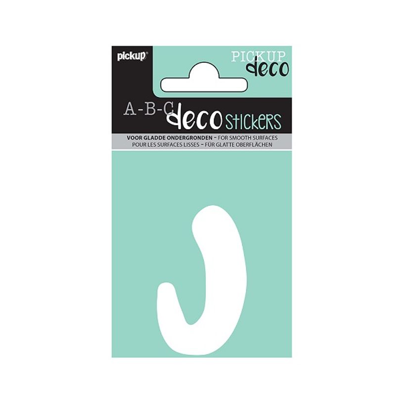 8711234003270-Pickup Déco Emma - Étiquette autocollante 70 mm - Lettre J - blanc-P_79413344_1-0