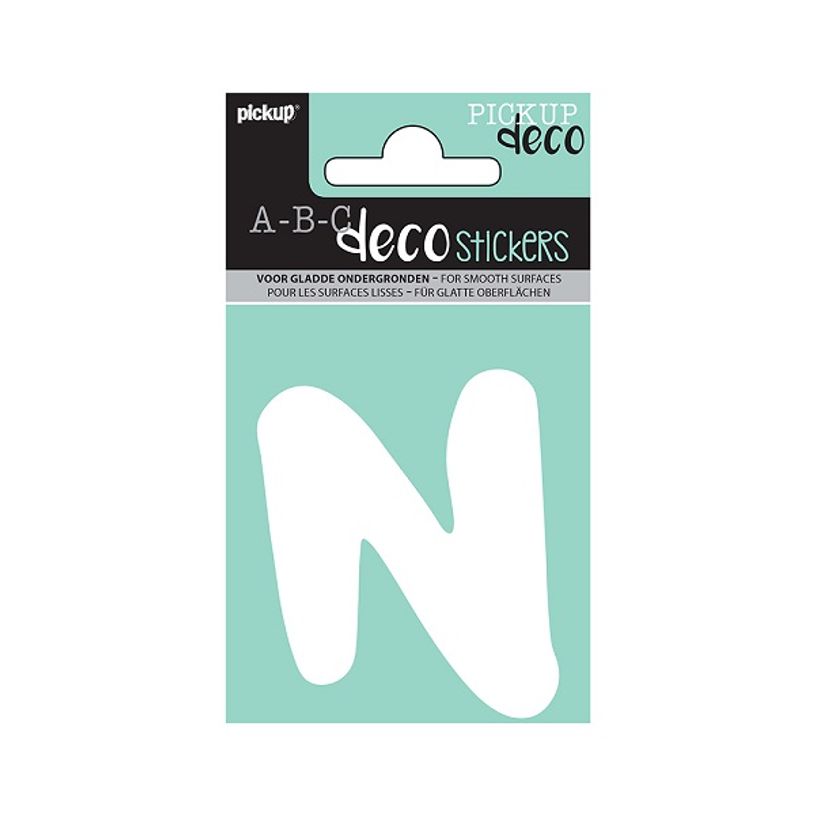 8711234003317-Pickup Déco Emma - Étiquette autocollante 70 mm - Lettre N - blanc-P_79413348_1-0