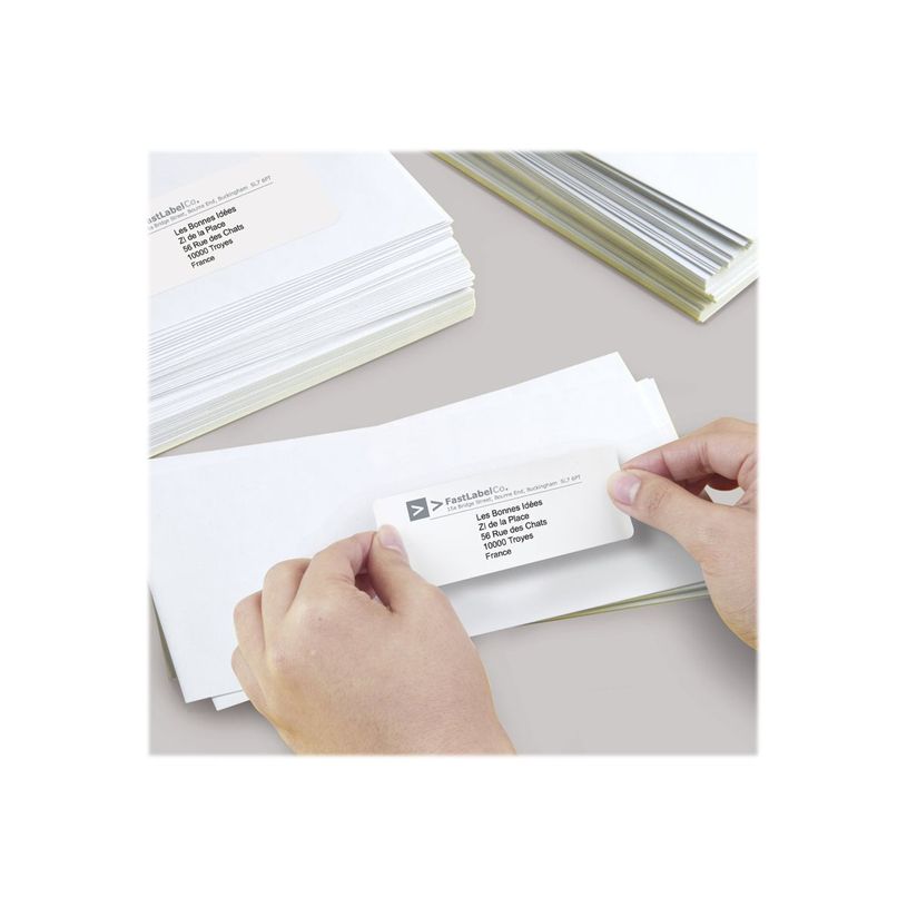 3266550263402-Avery - 560 Étiquettes adresse blanches - 99,1 x 38,1 mm - Impression laser - réf L7163-4-P_79413475_2-1