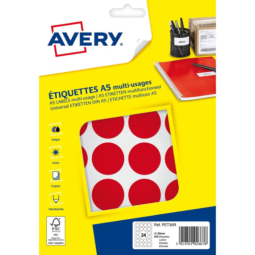 5014702026676-Avery - Etui A5 - 240 Pastilles adhésives - rouge - diamètre 30 mm-P_79413533_1-0