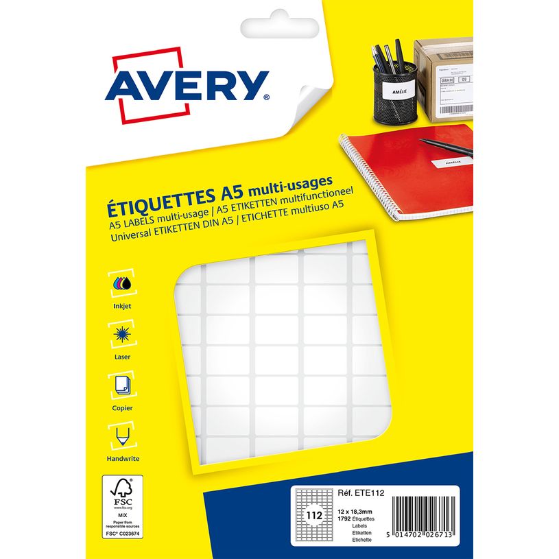 5014702026713-Avery - Etui A5 - 1792 Étiquettes multi-usages blanches - 12 x 18,3 mm - réf ETE112-P_79413535_3-0
