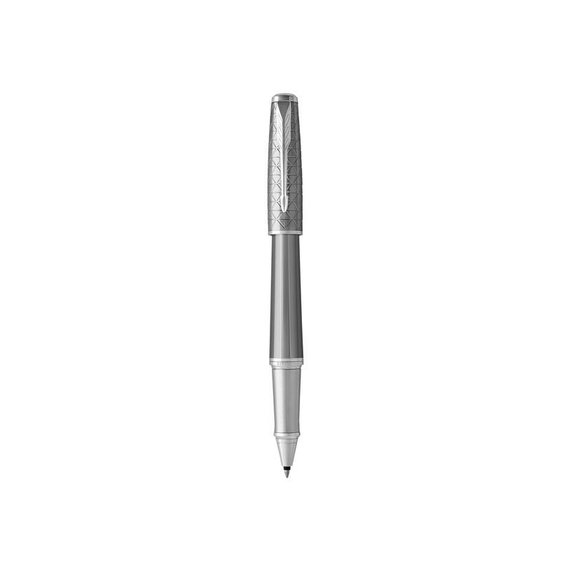 3501179315867-Parker Urban Premium - Roller - encre noire - fin - corps argent-P_79413624_2-1