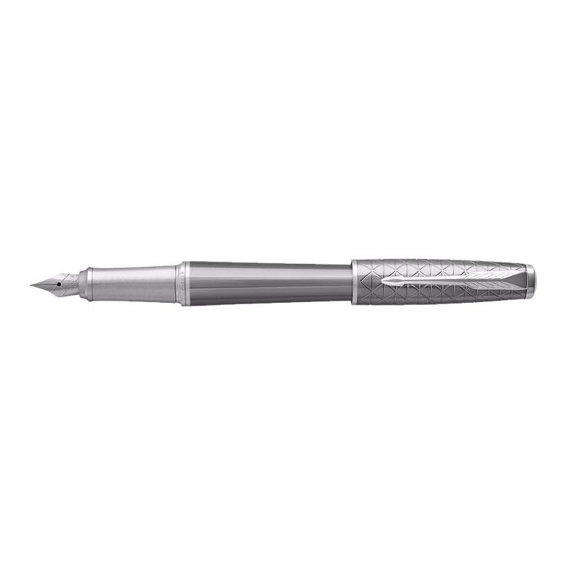 3501179315959-Parker Urban Premium - Stylo plume - encre bleue - fin - corps argent-P_79413632_5-4