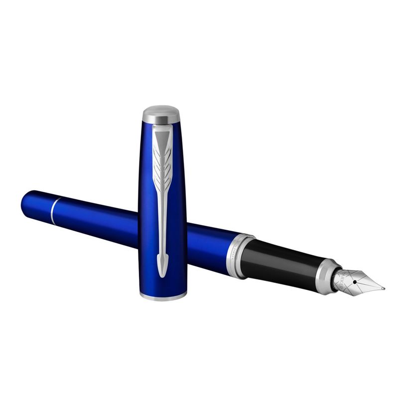 3501179315980-Parker Urban - Stylo plume - encre bleue - fin - corps bleu/argent-P_79413635_3-2