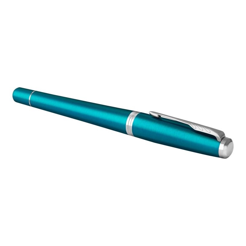 3501179316024-Parker Urban - Stylo plume - encre bleue - moyen - corps bleu vibrant/argent-P_79413639_3-2