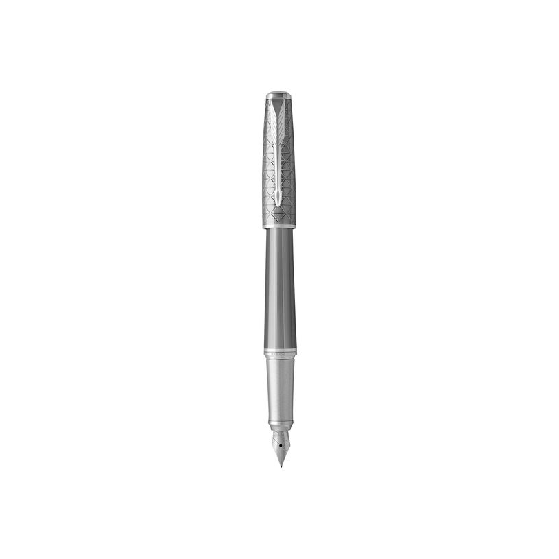 3501179316031-Parker Urban Premium - Stylo plume - encre bleue - moyen - corps argent-P_79413640_2-1