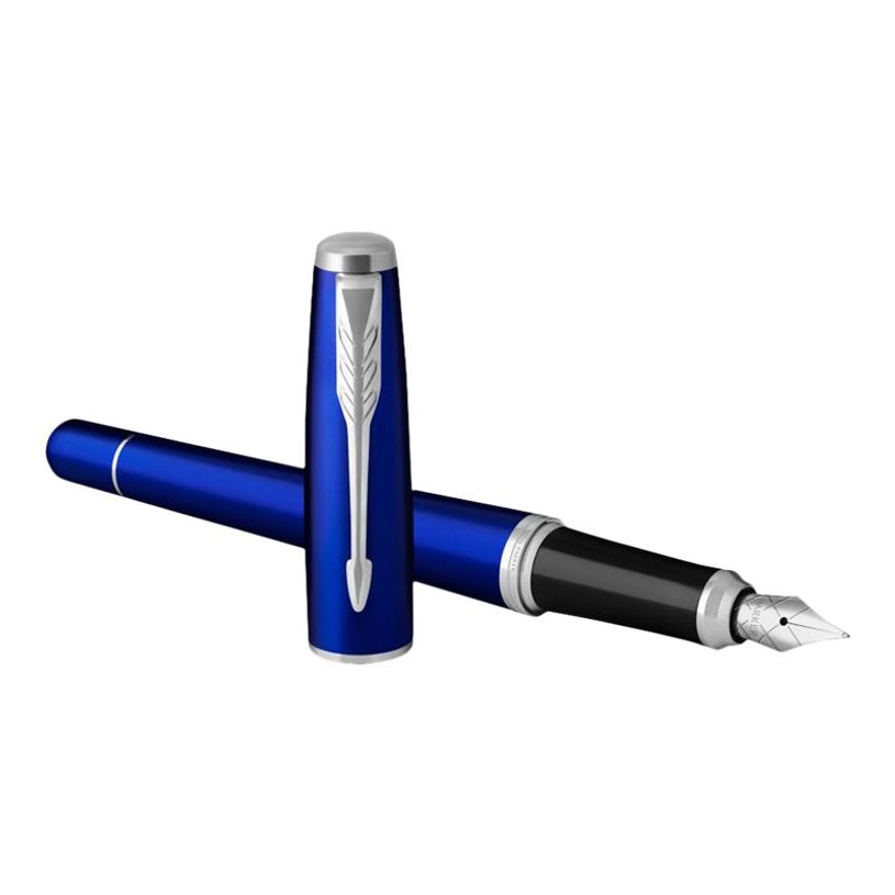 3501179316062-Parker Urban - Stylo plume - encre bleue - moyen - corps bleu/argent-P_79413643_3-2