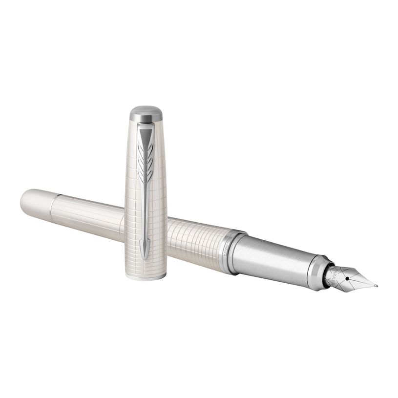 3501179316086-Parker Urban Premium - Stylo plume - encre bleue - moyen - corps perle-P_79413645_2-1