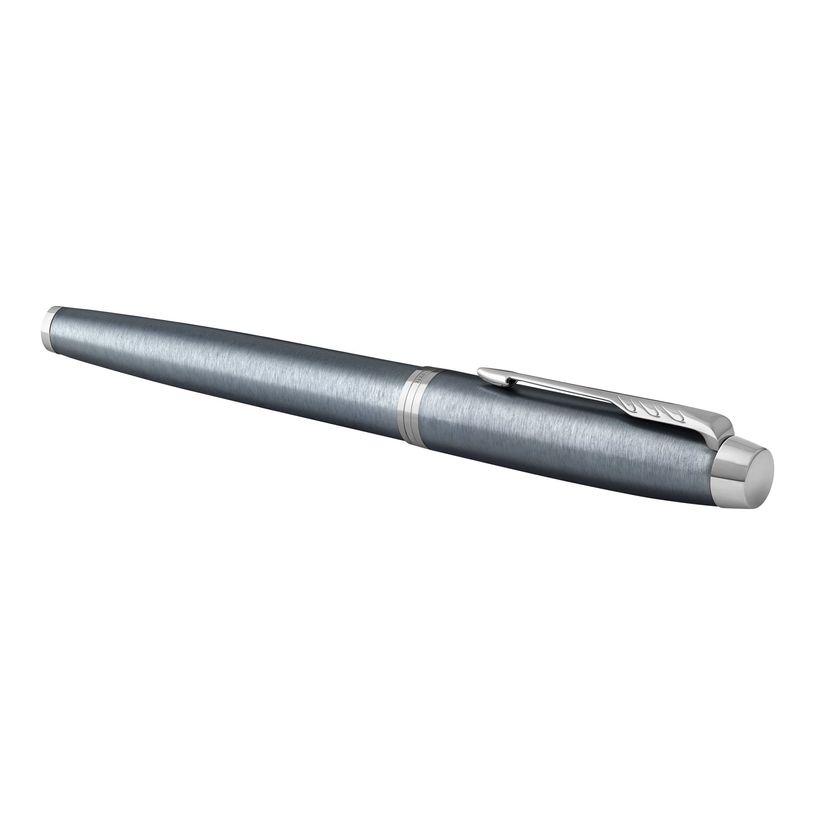 3501179316482-Parker IM - Stylo plume - encre bleue - fin - gris/argent-P_79413681_2-1