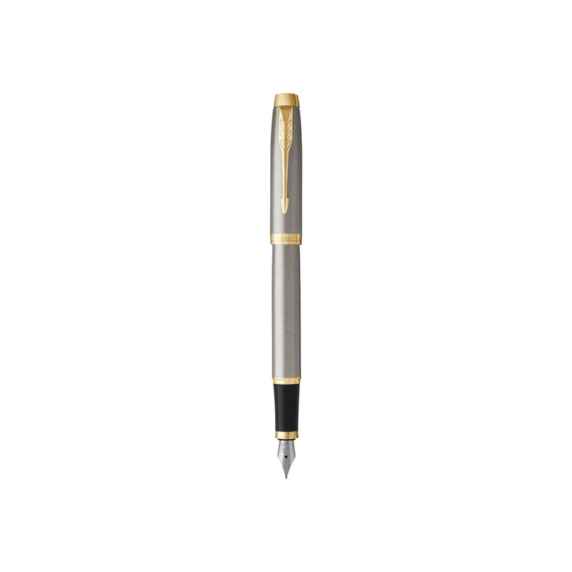 3501179316499-Parker IM - Stylo plume métal brossé - pointe fine-P_79413682_3-2