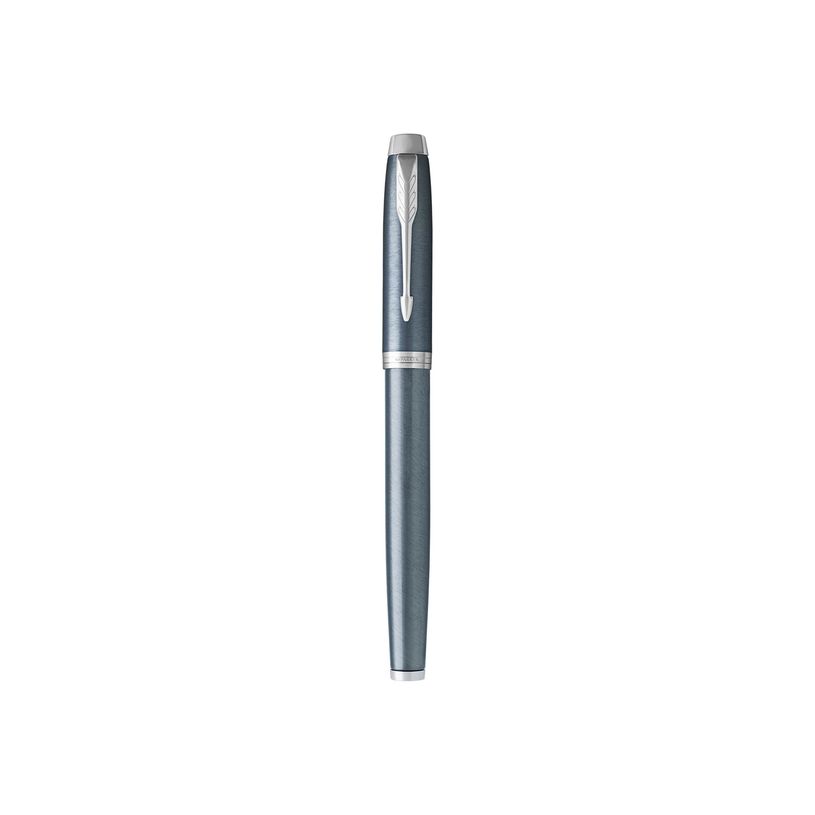 3501179316550-Parker IM - Stylo plume - encre bleue - moyen - gris/argent-P_79413688_2-1