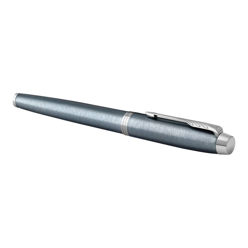 3501179316550-Parker IM - Stylo plume - encre bleue - moyen - gris/argent-P_79413688_3-2
