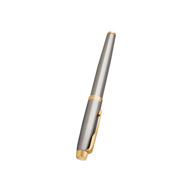 3501179316567-Parker IM - Stylo plume métal brossé - pointe moyenne-P_79413689_1-0