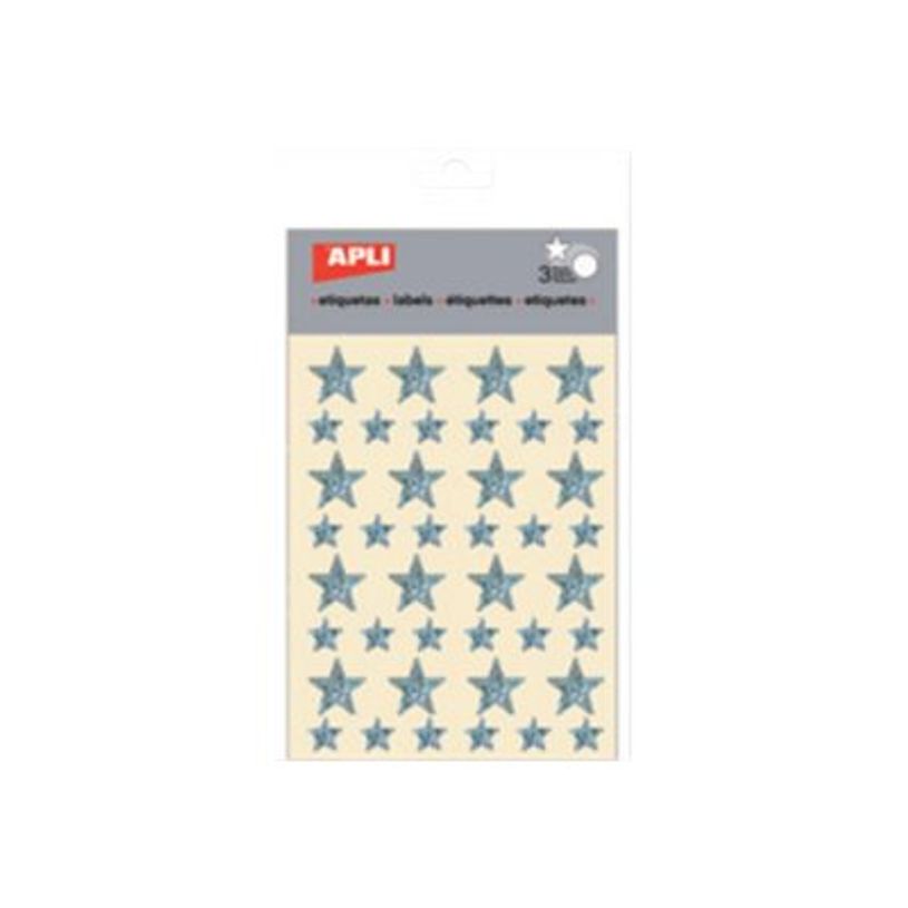 8410782118077-Apli - 3 feuilles gommettes étoile - hologramme argenté-P_79413776_2-1