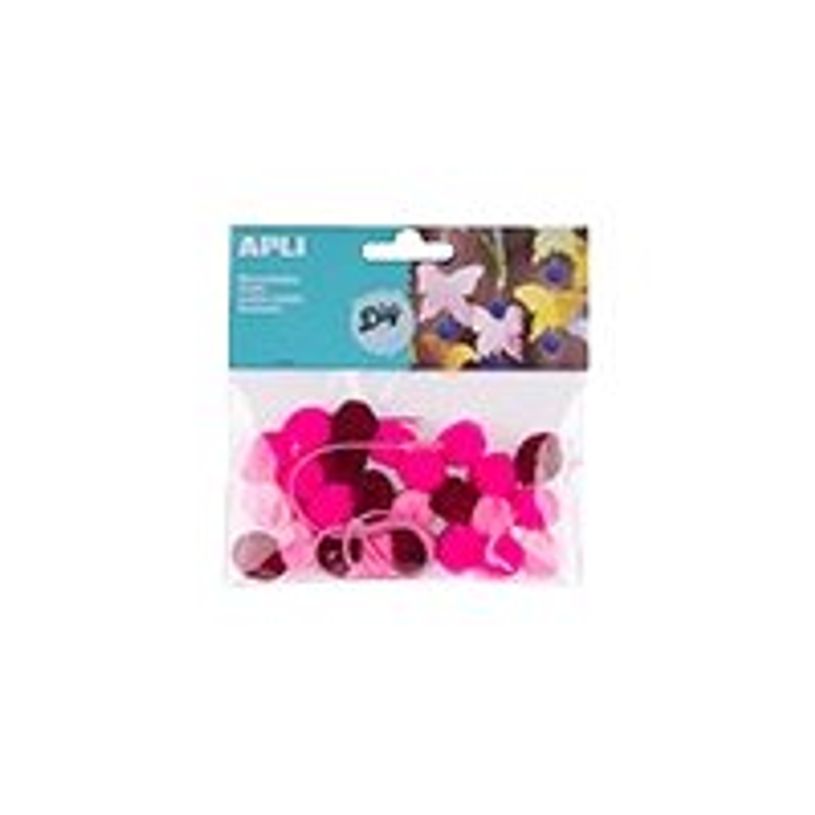 8410782147886-Apli - 25 Forme à décorer - modèle pompons -  rose -P_79413830_2-1