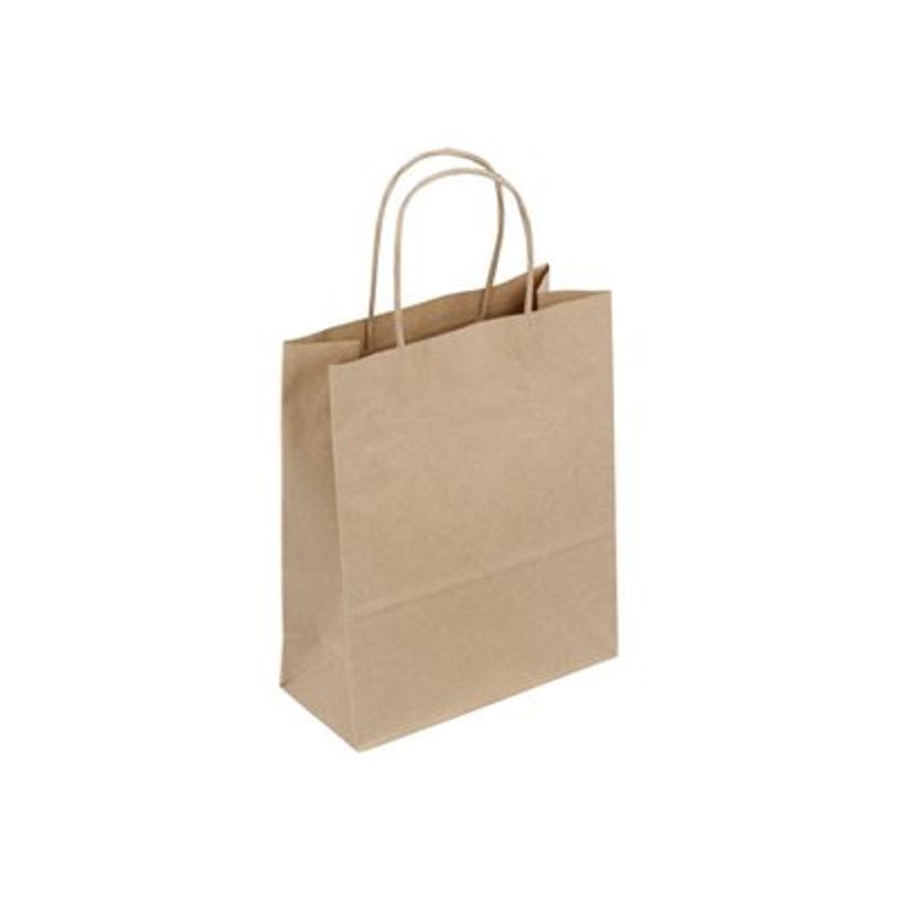 2130558305994-Logistipack - Bolsa de regalo - ampliable - 18 cm x 8 cm x 22 cm - marrón - paquete de 50-P_79414203_2-1