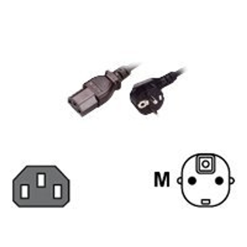 3700224714079-MCL Samar - câble d'alimentation 2 Pôles + Terre (M) vers IEC C13 (F) - 3 m-P_79414719_1-0