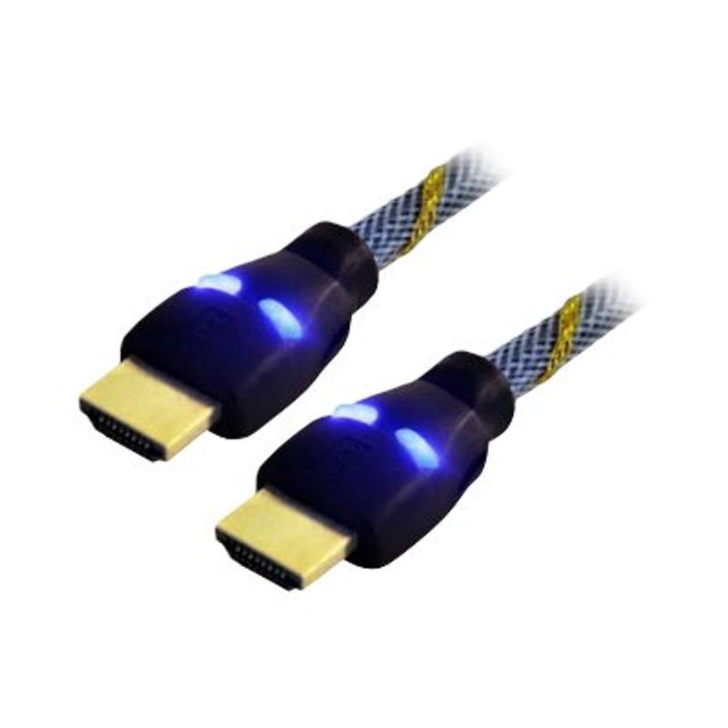 3700224720520-MCL Samar - câble tressé HDMI haute vitesse+LED 3D/4K avec ethernet (M) - 1,8 m-P_79414762_1-0