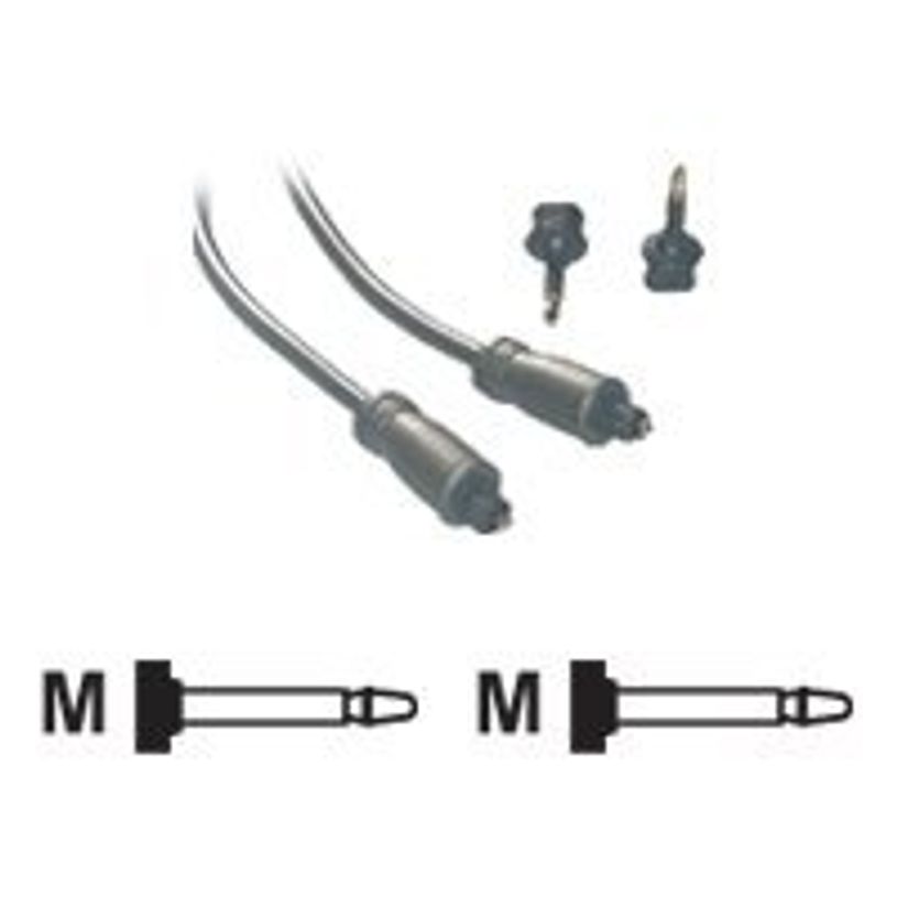 3700224721749-MCL Samar - câble audio optique Toslink (M)/(M) + adaptateur - 2 m-P_79414781_1-0