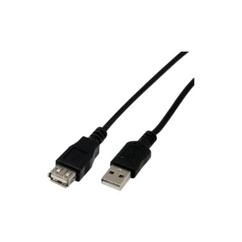 3700224735340-MCL Samar - Rallonge de câble USB 2.0 type A (M) vers USB 2.0 type A (F) - 5 m-P_79414855_1-0